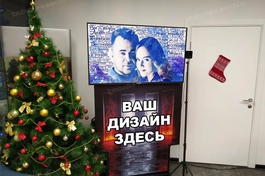 Брендирование стойки телевизора