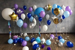 Оформление воздушными шарами