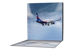 Зеркальный пол прямой