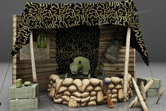 Фотозона Блиндаж