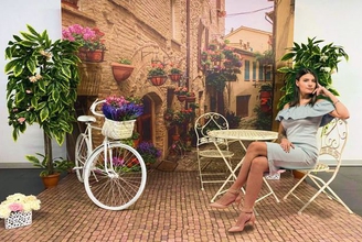 Фотозона французский дворик