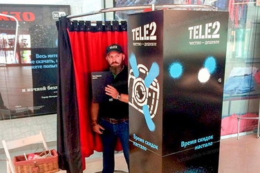 Примеры брендирования фотобудки Классическая: