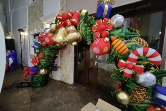 снеговик надувной