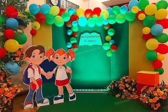 Фотозона для выпускного 4 класса