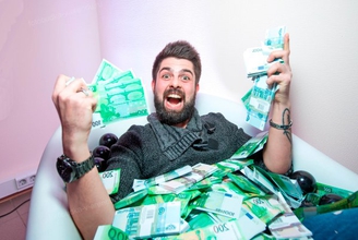 Фотозона Денежная ванна