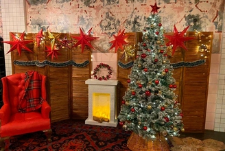 Фотозона Новогоднее ретро