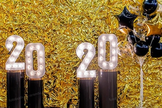 Новогодняя фотозона с цифрами