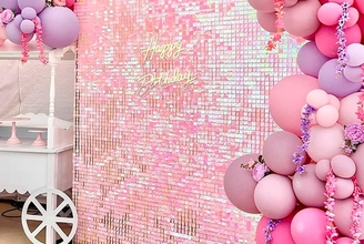 Пайетки розовый перламутр