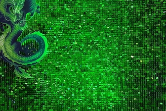 Зеленые пайетки